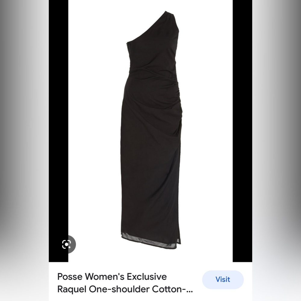 Posse Raquel one-shoulder dress - size M